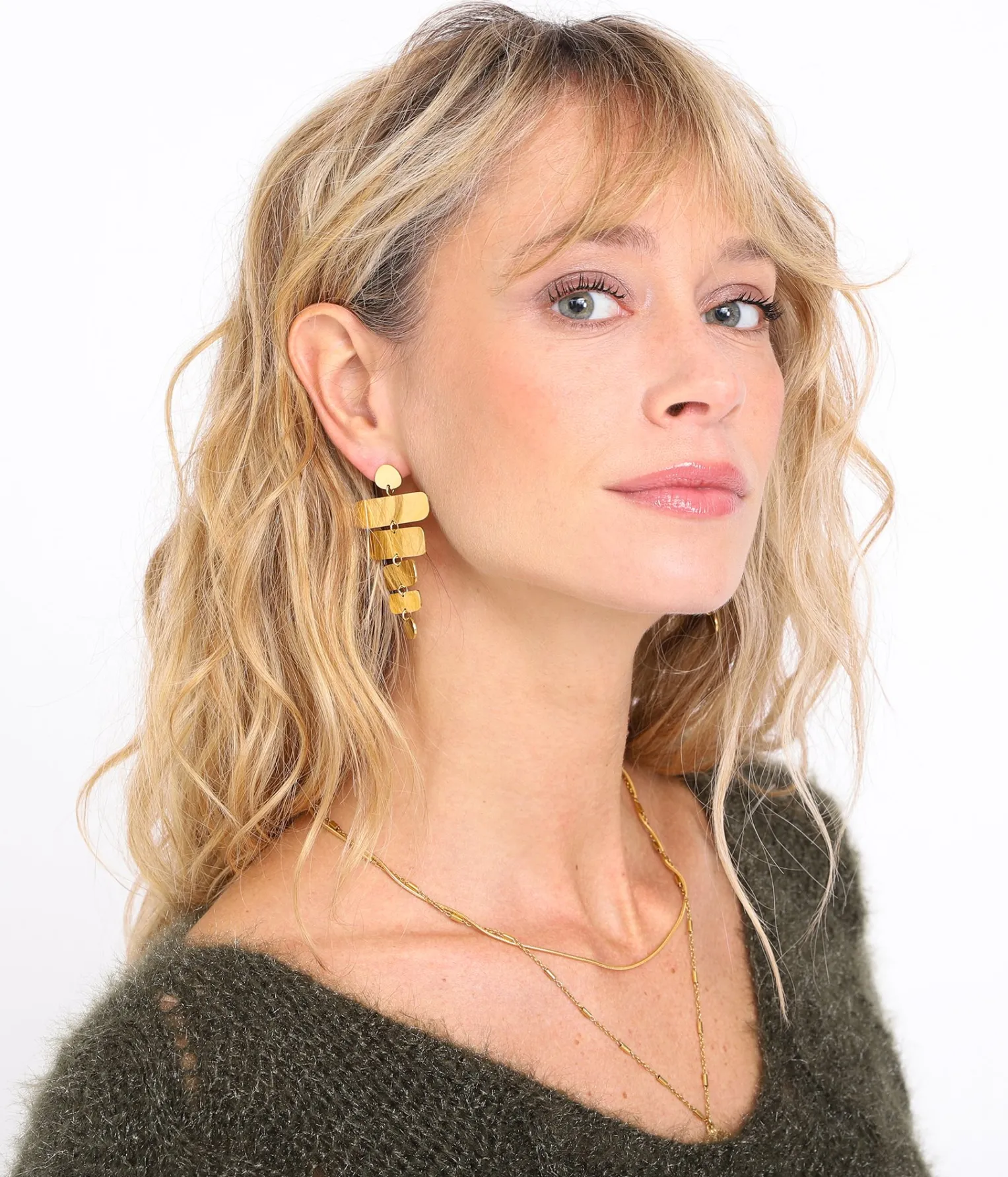 EDJI Boucles en acier inoxydable Lila* Bijoux|Accessoires