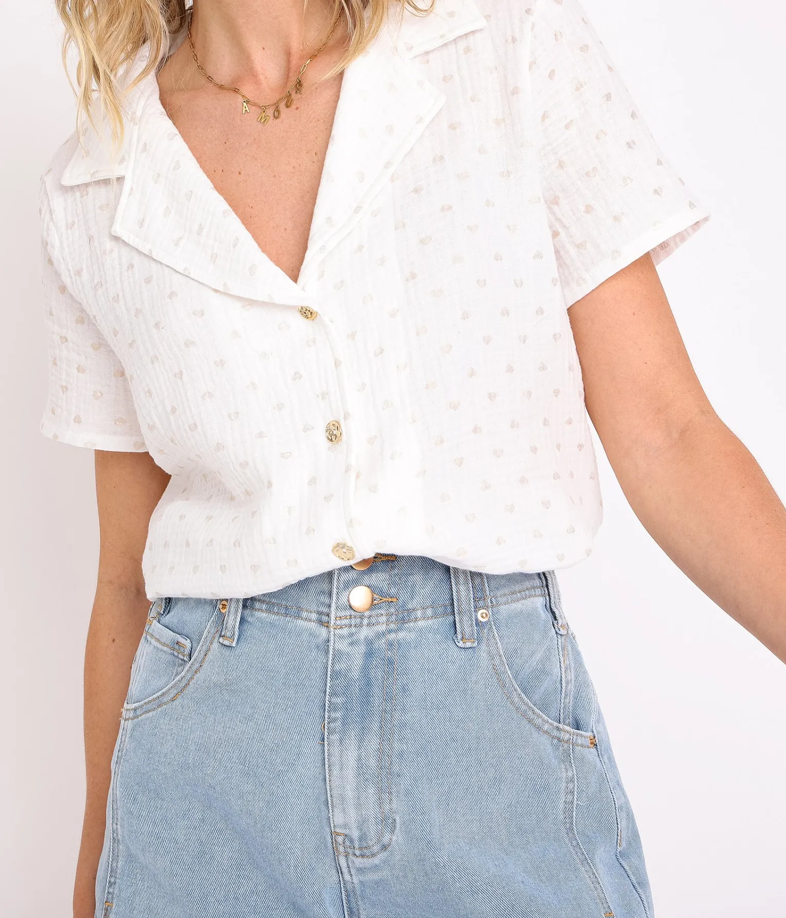 EDJI Chemise manches courtes Christa* Chemisiers & Tops