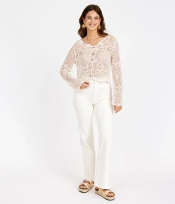 EDJI Gilet en crochet Hilda* Mailles