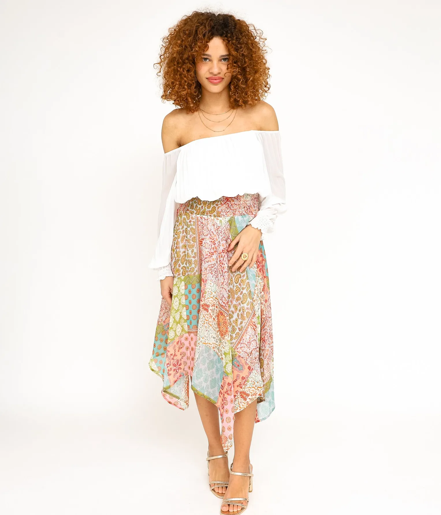 EDJI Jupe longue asymétrique Pitch* Jupes