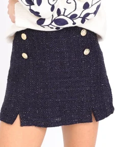 EDJI Jupe short en tweed Syam* Jupes