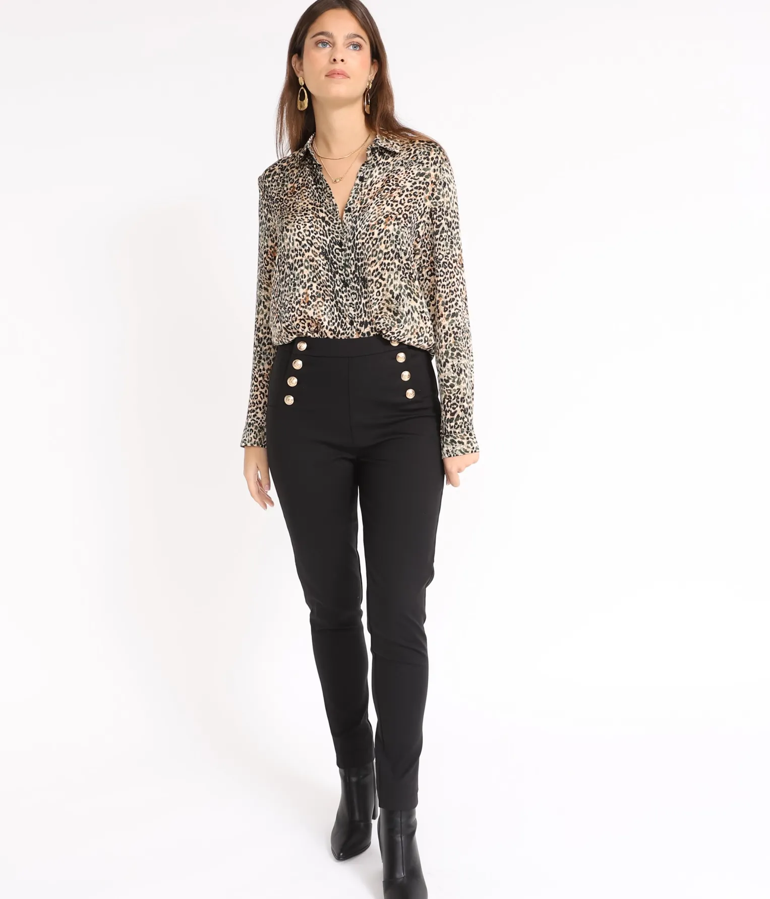 EDJI Pantalon à boutons Clélia* Pantalons & Jeans