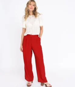 EDJI Pantalon large à boutons Méline* Pantalons & Jeans