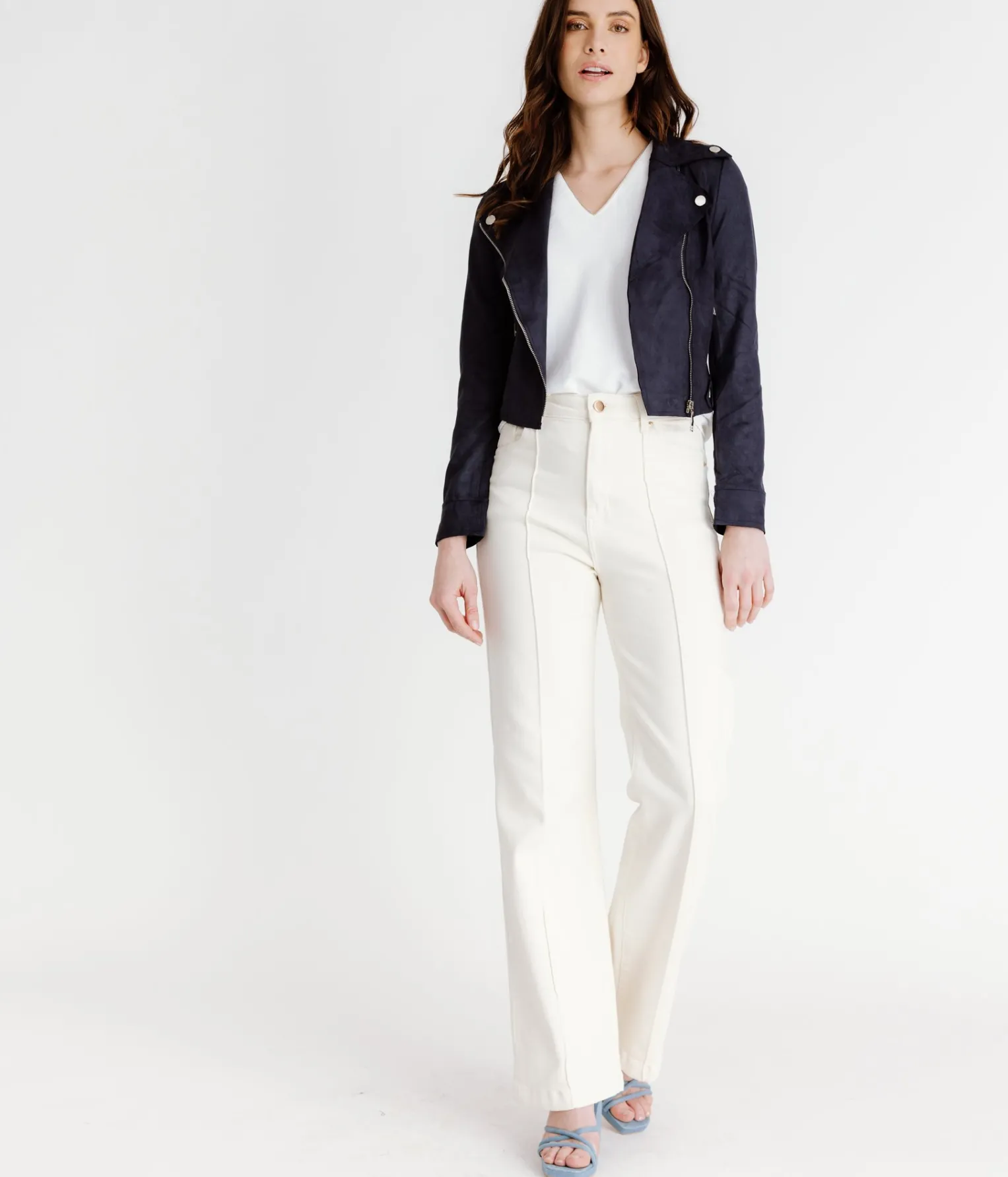 EDJI Perfecto court en suédine Ilona* Vestes & Blousons