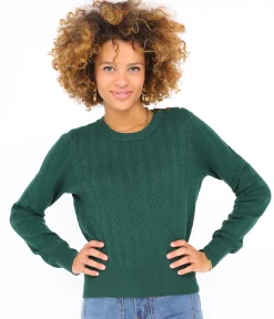 EDJI Pull à boutons Felicia* Mailles