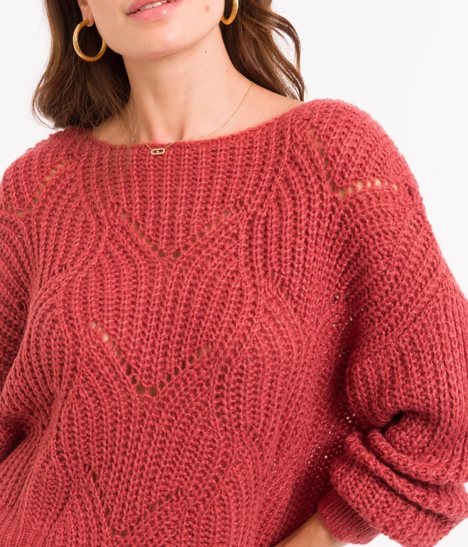 EDJI Pull ajouré oversize Mathis* Mailles