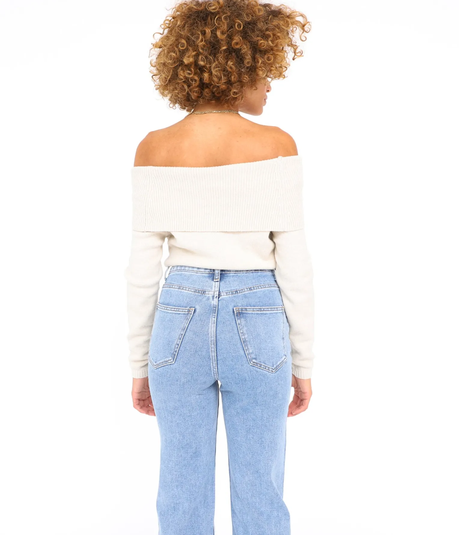 EDJI Pull Bardot* Mailles