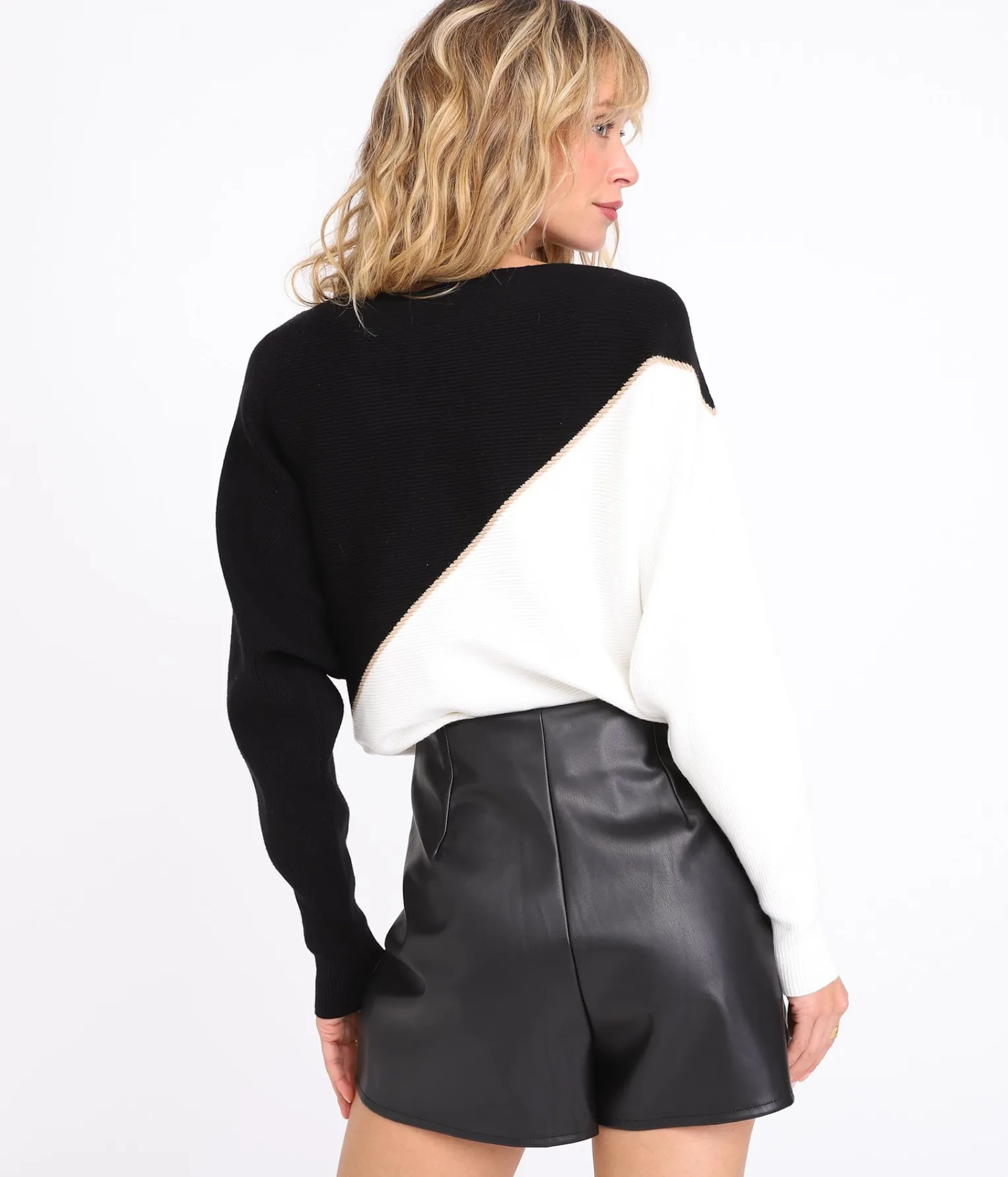 EDJI Pull bicolore Cynthia* Mailles