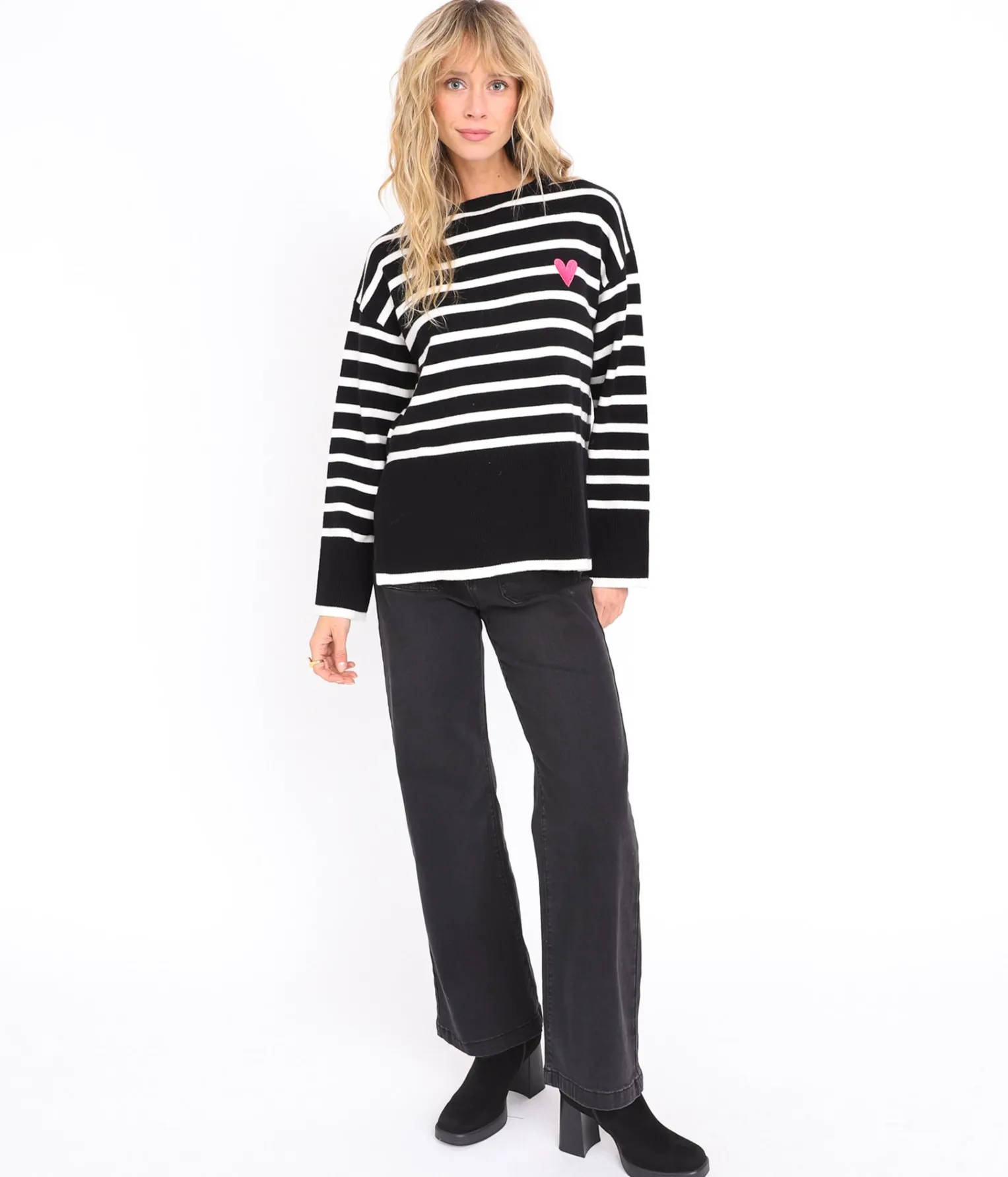 EDJI Pull cœur Edouard* Mailles