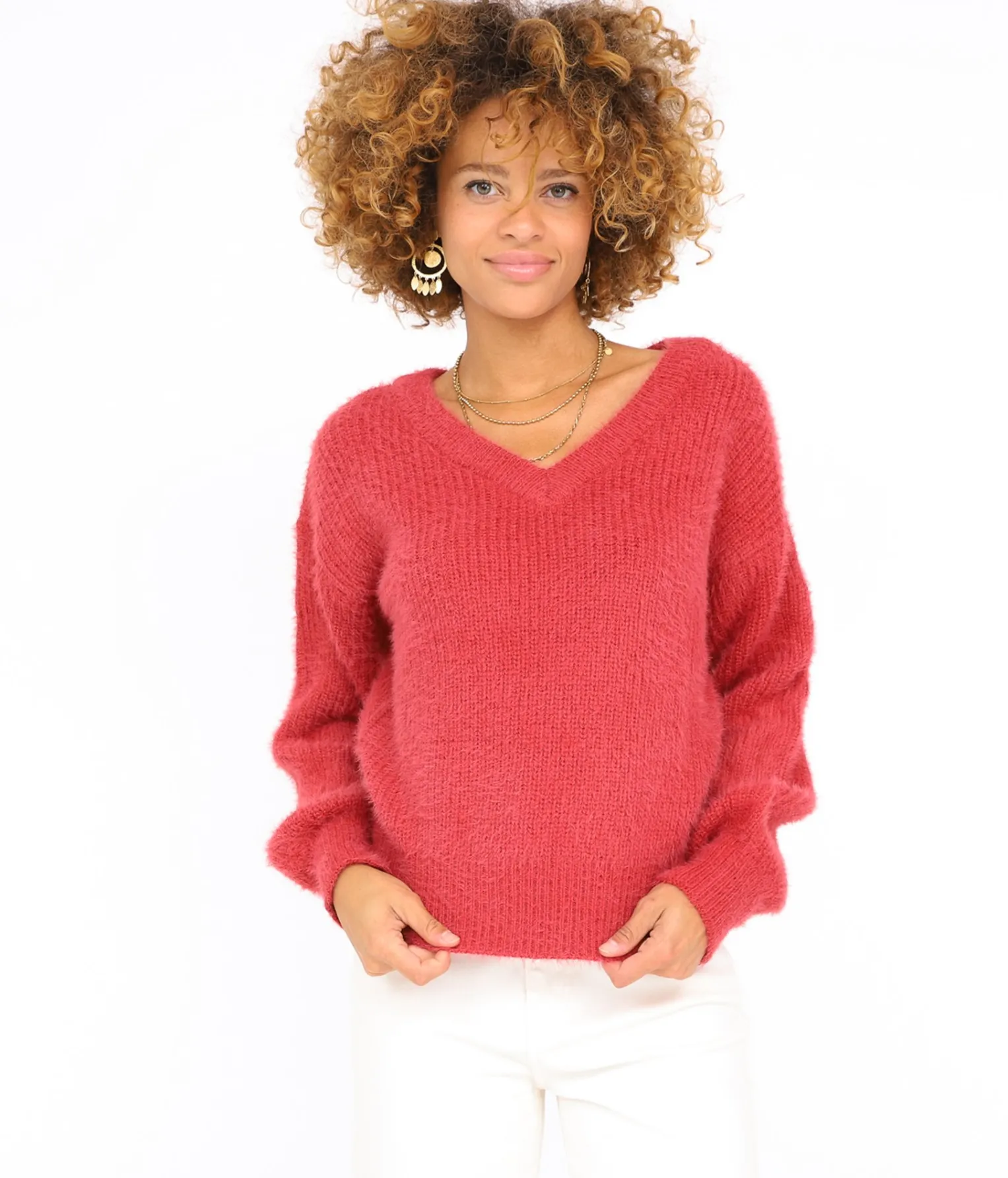 EDJI Pull poilu Gaelle* Mailles