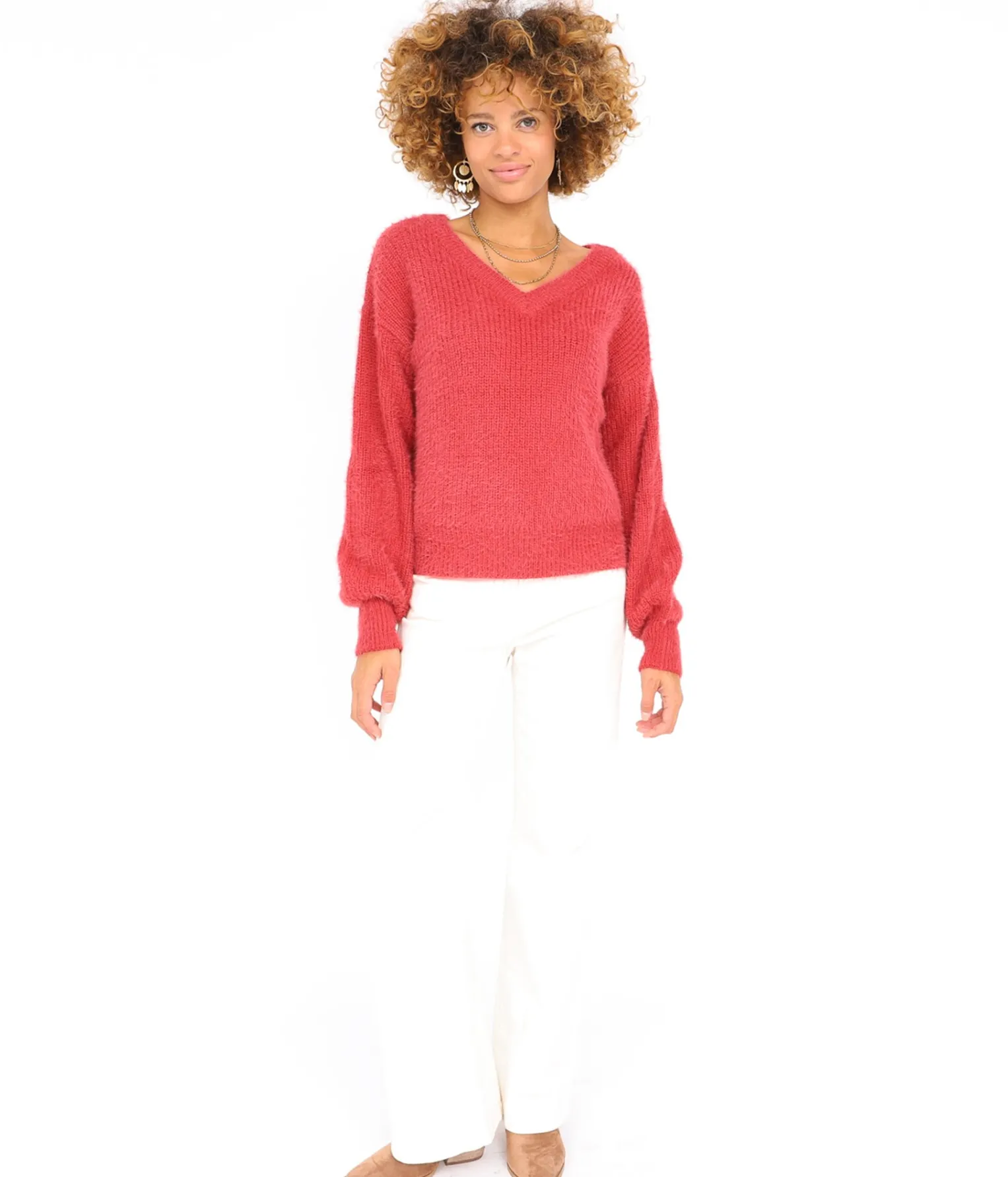EDJI Pull poilu Gaelle* Mailles