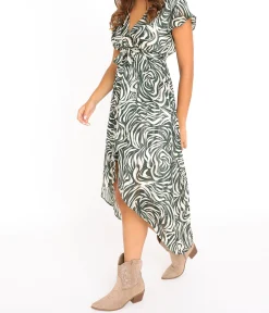 EDJI Robe longue cache-cœur Héléna* Robes